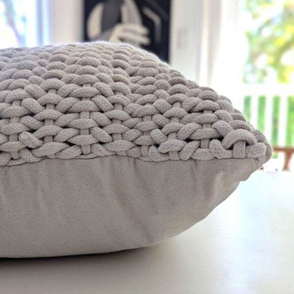 Coyuchi Organic Cotton Pillow Cover - Picture 2 of 11